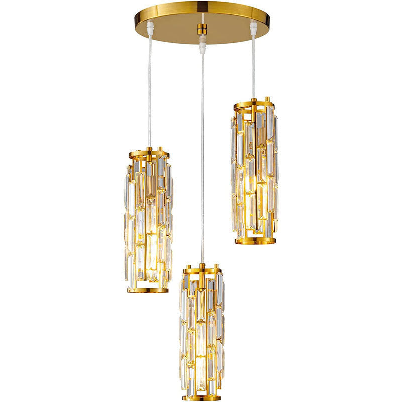 LED simple tête industriel style cristal Restaurant simple allée côté lit Petit droplight