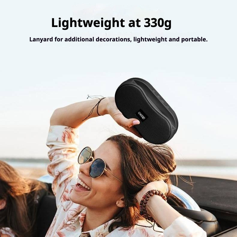 KP-595 Haut-parleur Bluetooth portable Mini haut-parleur avec support d'accueil subwoofer longue durée de vie de la batterie