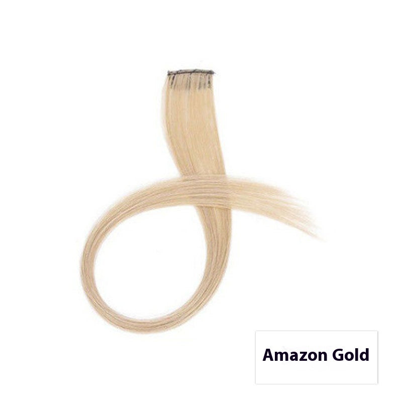 Couleur cheveux suspension oreille perruque teinte ensemble cheveux extension couleurs bandes