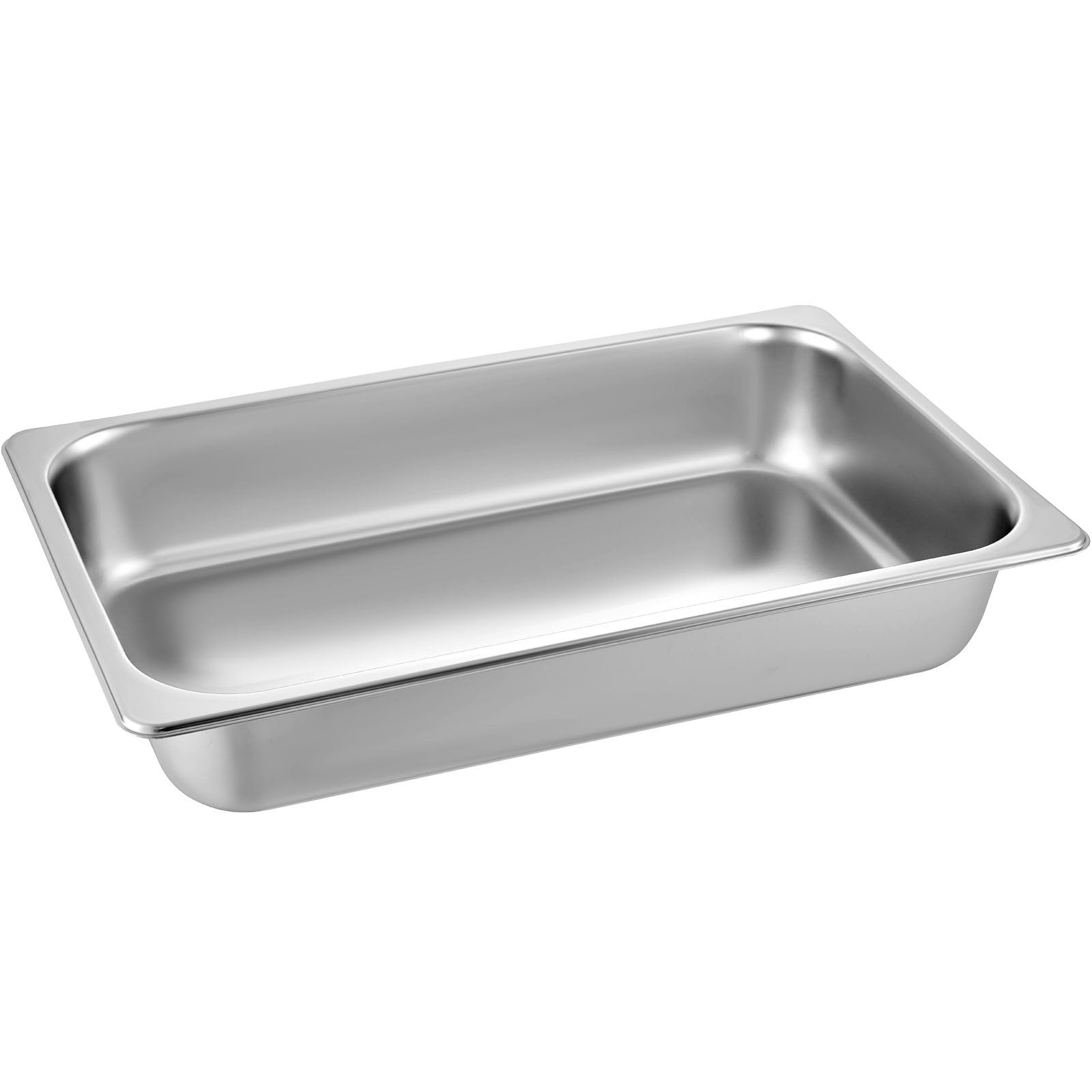 VEVOR 4 boîtes de poêles à vapeur 20,9 X 12,8 X 3,9 pouces de cuvette à vapeur profonde pleine taille 13L De