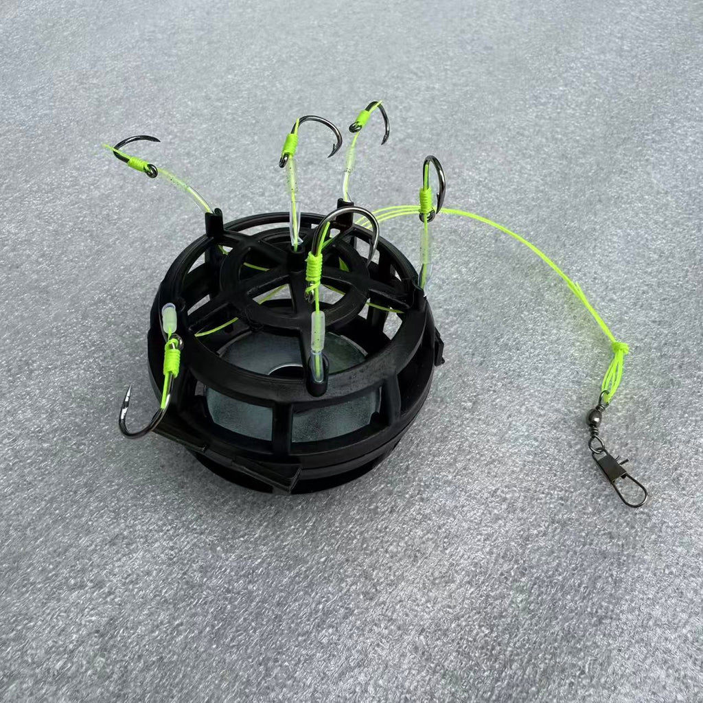 Anti-vers le bas de l'ail Cage Crochet de moulage Rod Rig
