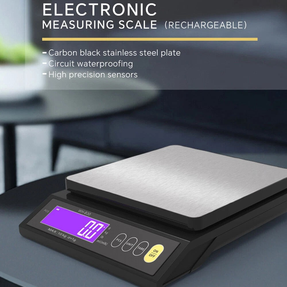 10KG Échelles de cuisine Échelle numérique électronique de cuisson à écran LCD