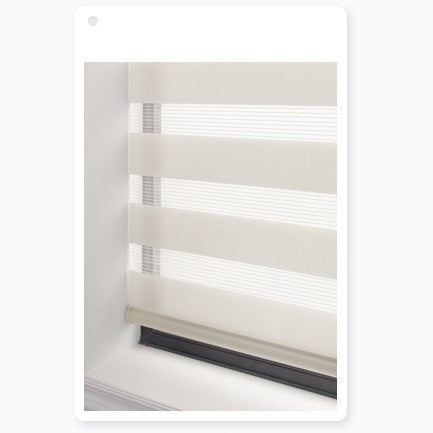 Rideau d'angle doux Demi-toiture Rideau d'enroulement Rideau d'enroulement Rideau de zèbre électrique