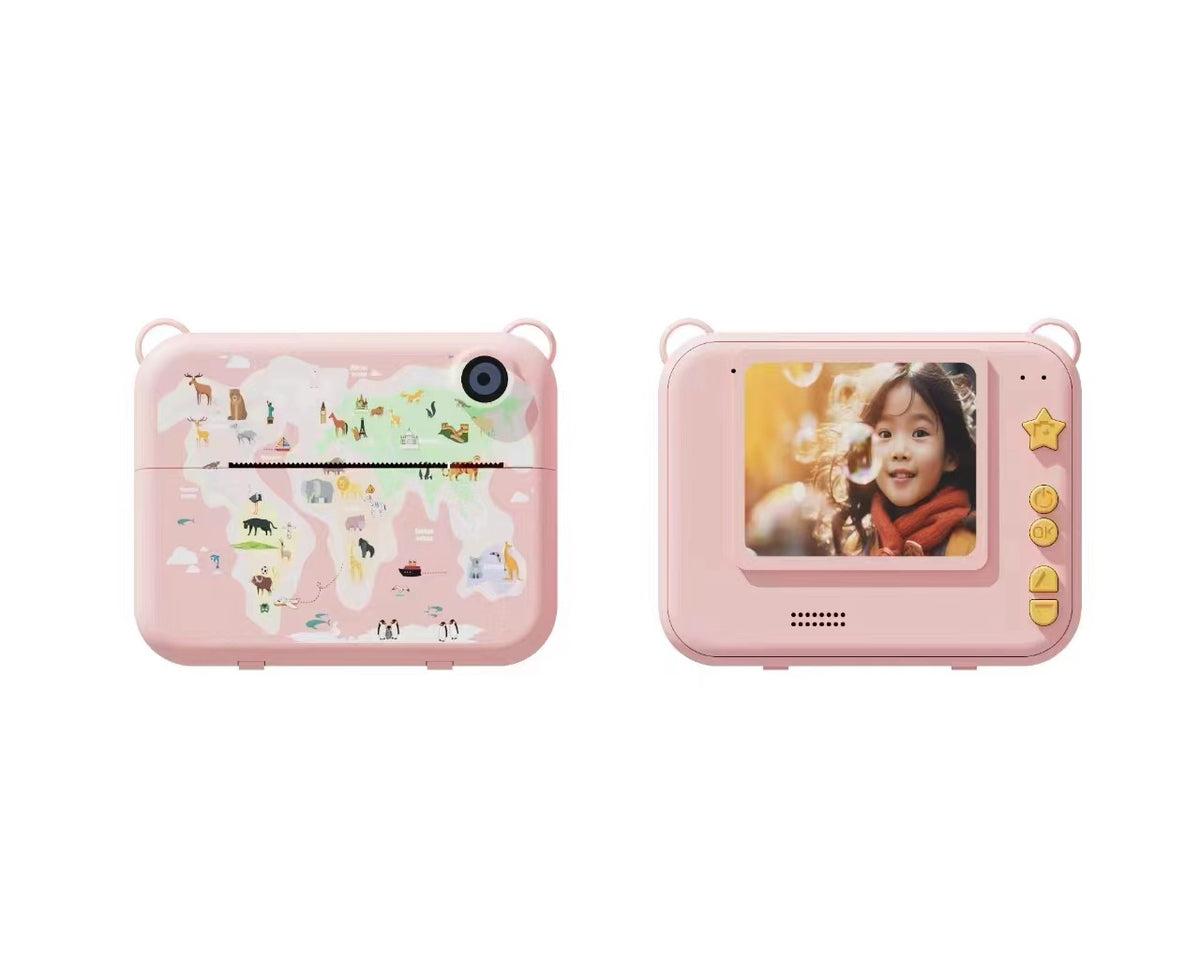 Caméra d'arrivée pour enfants Petit SLR Polaroid Camera DIY Thermique