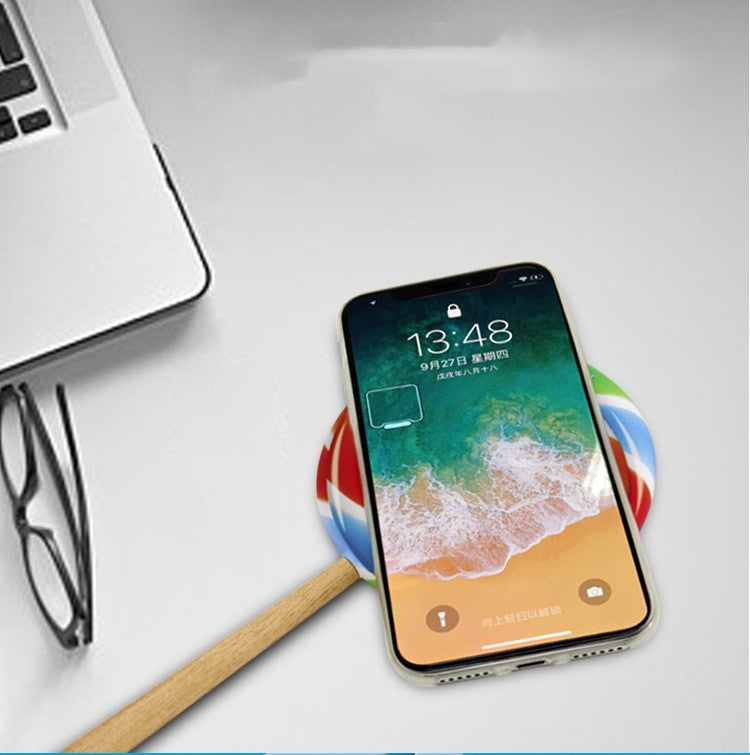 Modèle créatif Lollipop sans fil charge rapide appareil
