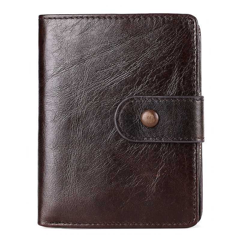 Portefeuille en cuir multifonctionnel pour hommes