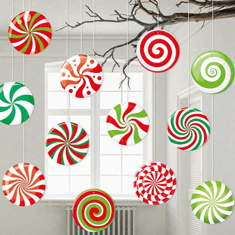 Ornements Candy de Noël 16 unités