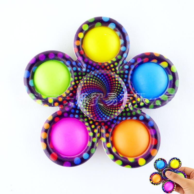 Jouet anti-stress Fidget Spinner avec impression couleur