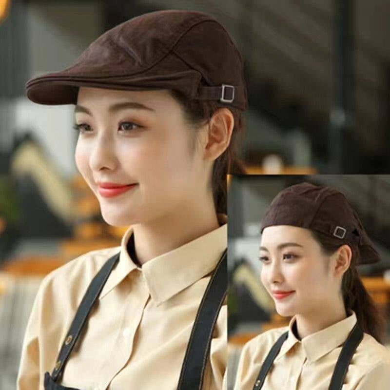 Beret de travail respirant pour le personnel de cuisine et salle à manger