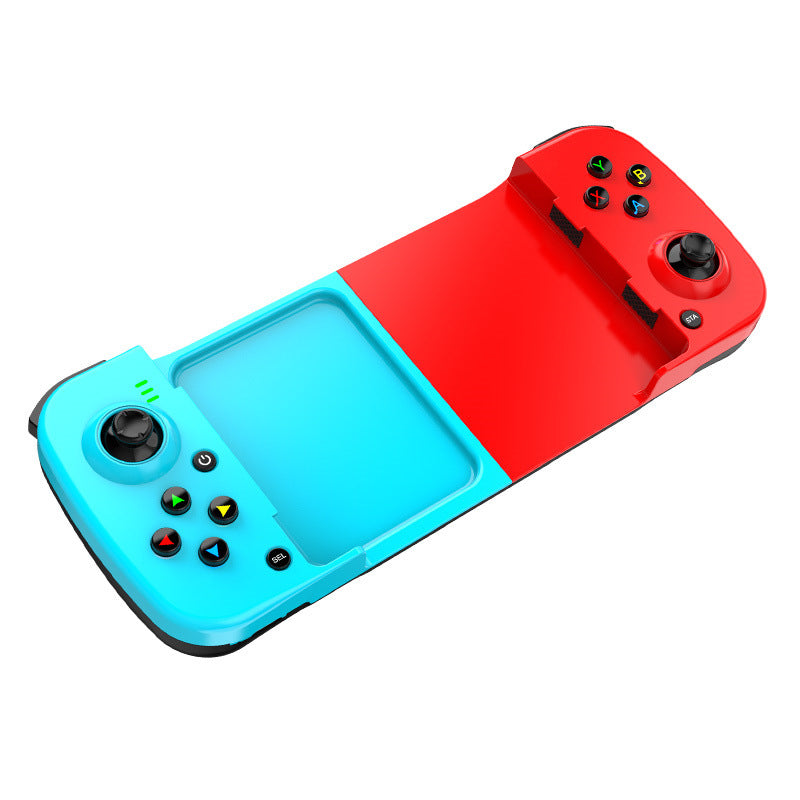 Poignée de jeu sans fil à dents bleues