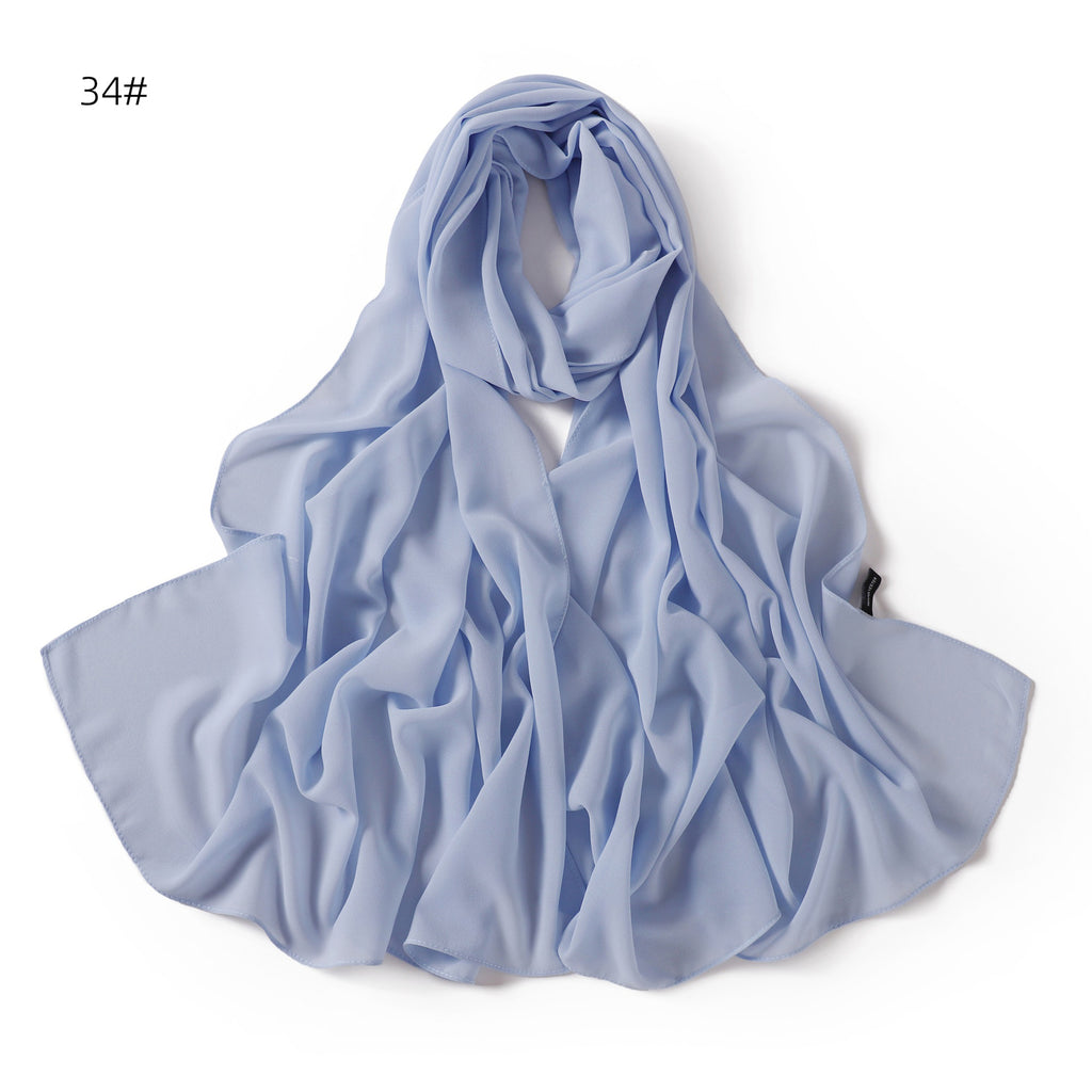 Echarpe de couleur solide pour les femmes