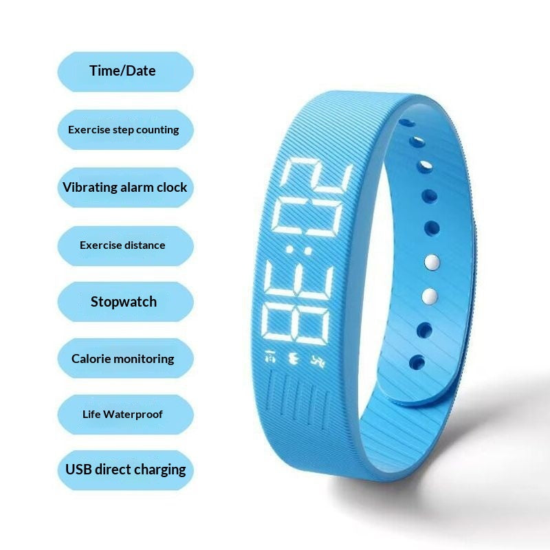 Bracelet intelligent et montre électronique pour les hommes adapté pour les étudiants et les activités sportives