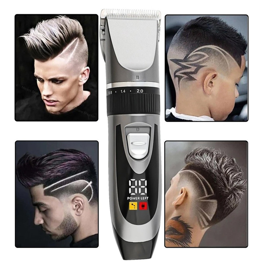 Clippers pour cheveux sans fil pour hommes Hommes Trimmer cheveux ensemble Clippers pour cheveux pour hommes