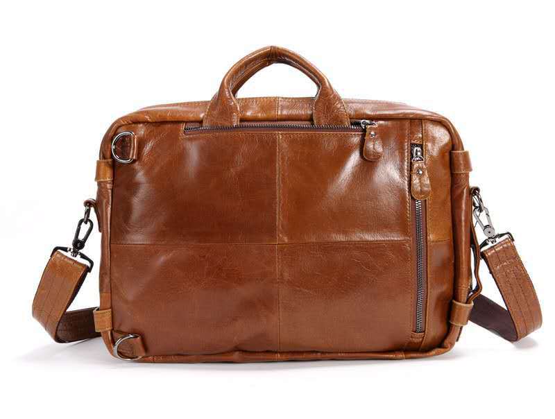 Sac en cuir importé de première couche multifonctionnel homme