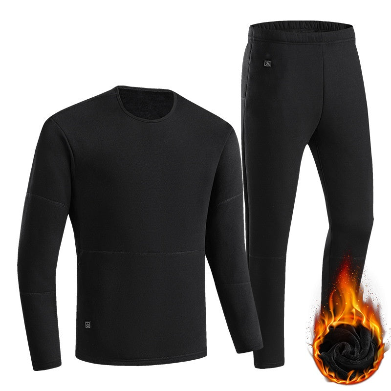 Long Johns USB chauffage épais de protection contre le froid