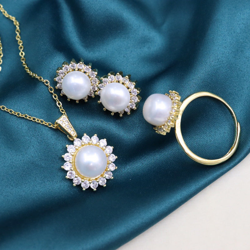 Perle d'eau douce Simplicité Collier Tout-Match
