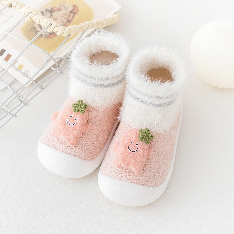 Chaussures pour tout-petit Chaussettes de chambre épaississant Soft Sole