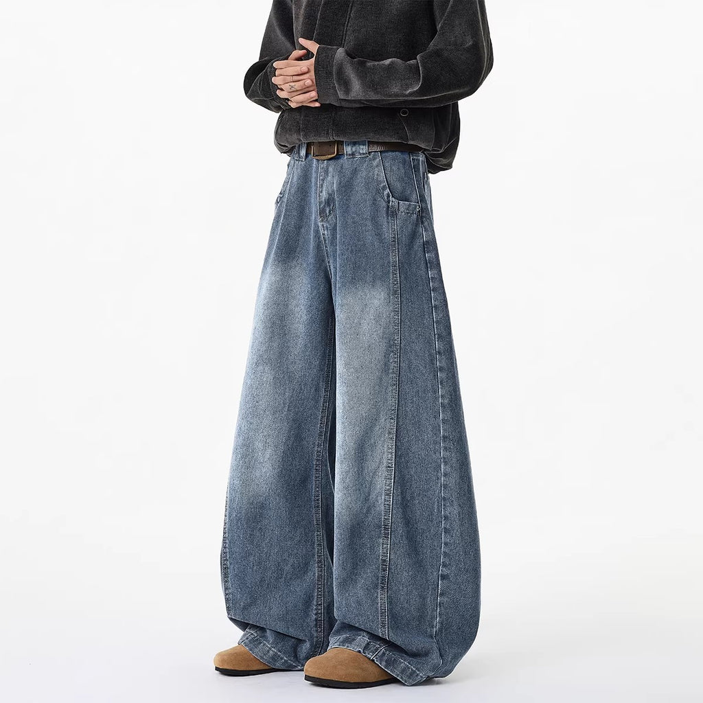 Jeans de coupe taille haute pour hommes
