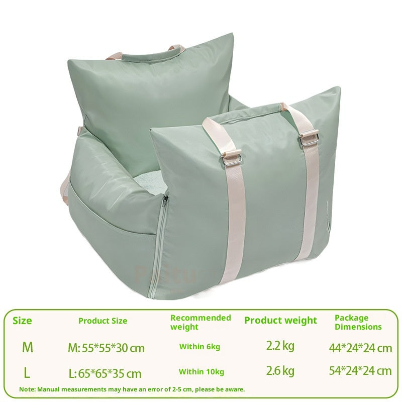 Car Kennel imperméable antidérapant antidérapant antidérapant sac d'animal amovible