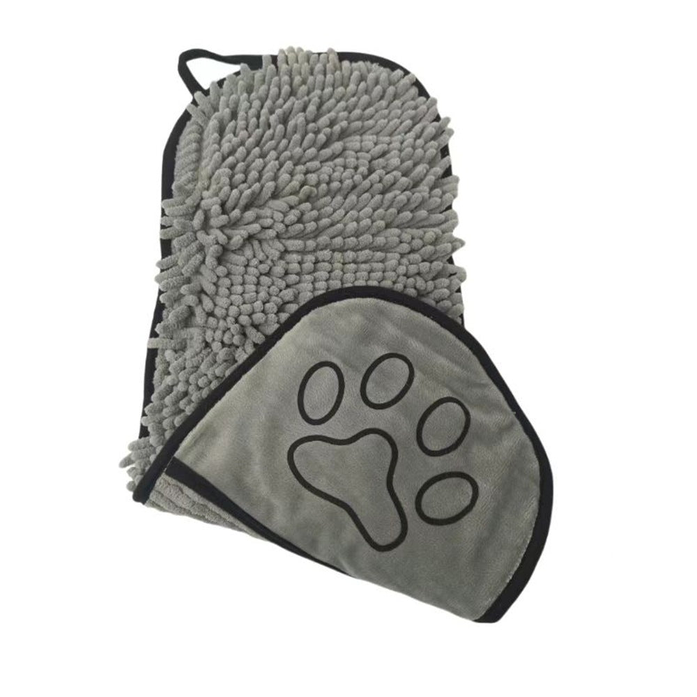 Serviette de bain pour animaux de compagnie