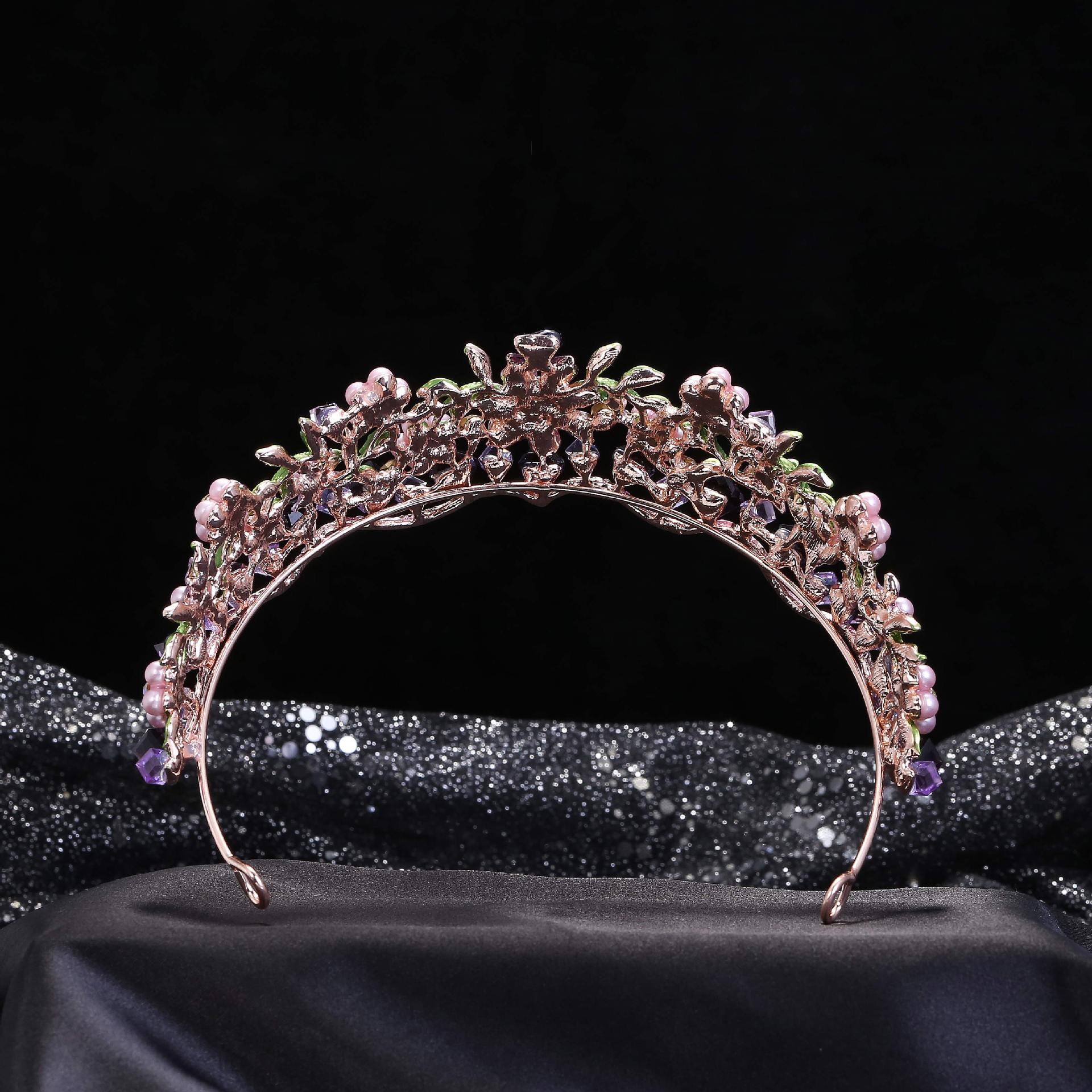 Alliage cristal Fleurs Mariage Cheveux de mariée Ornements