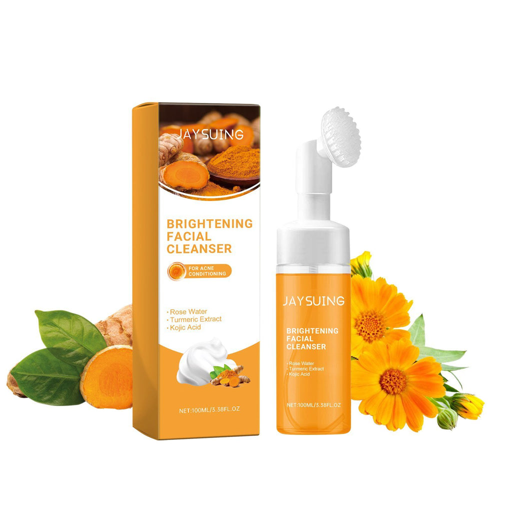 JAYSUING Mousse de nettoyage du visage curcuma