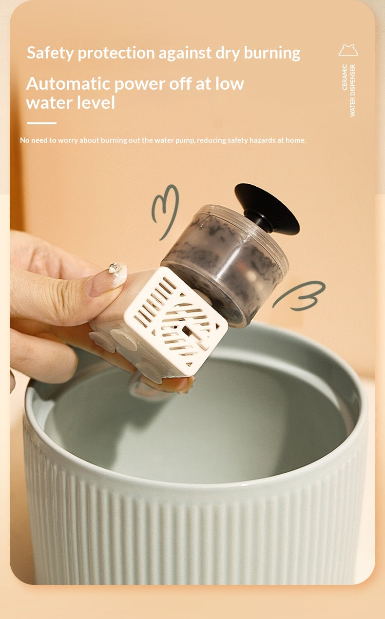 Fontaine d'eau pour animaux de compagnie entièrement automatique