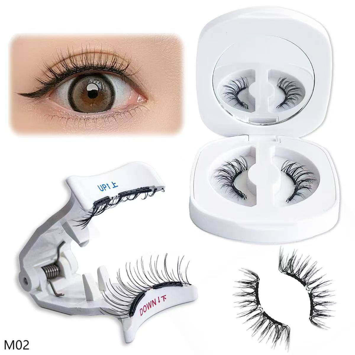 Faux cils magnétiques doux de style quantique