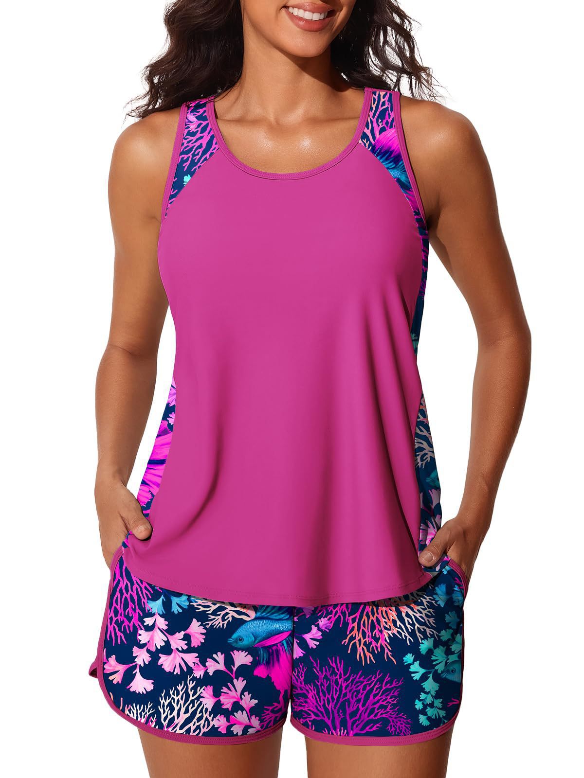Ensemble de maillots de bain à deux pièces de style Vest