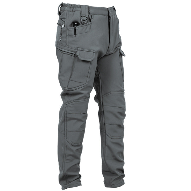 Vente directe en usine Ix7 Pantalon tactique doublé de polaires Veste extérieure d'hiver pour hommes épaissée