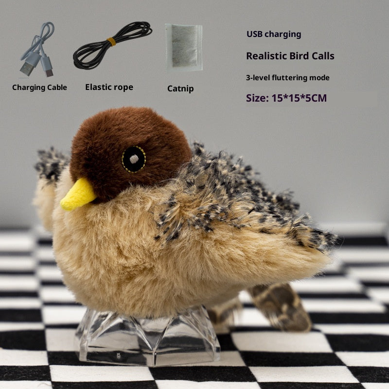 Jouet inductif Magpie Cat Auto-Entrée en peluche Smart Toy