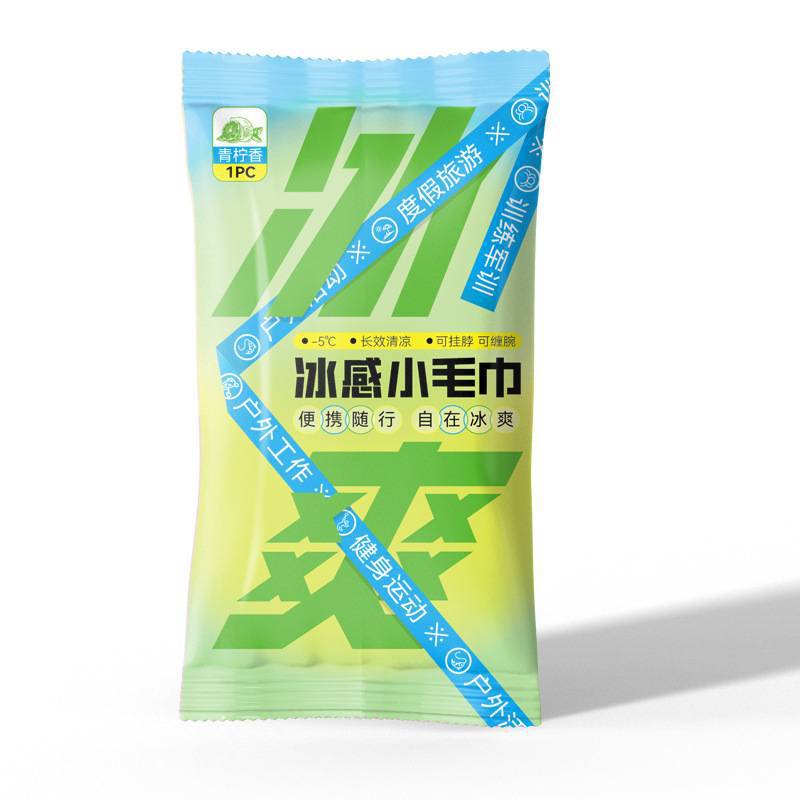 Essuie-glace pour petites serviettes de refroidissement d'été