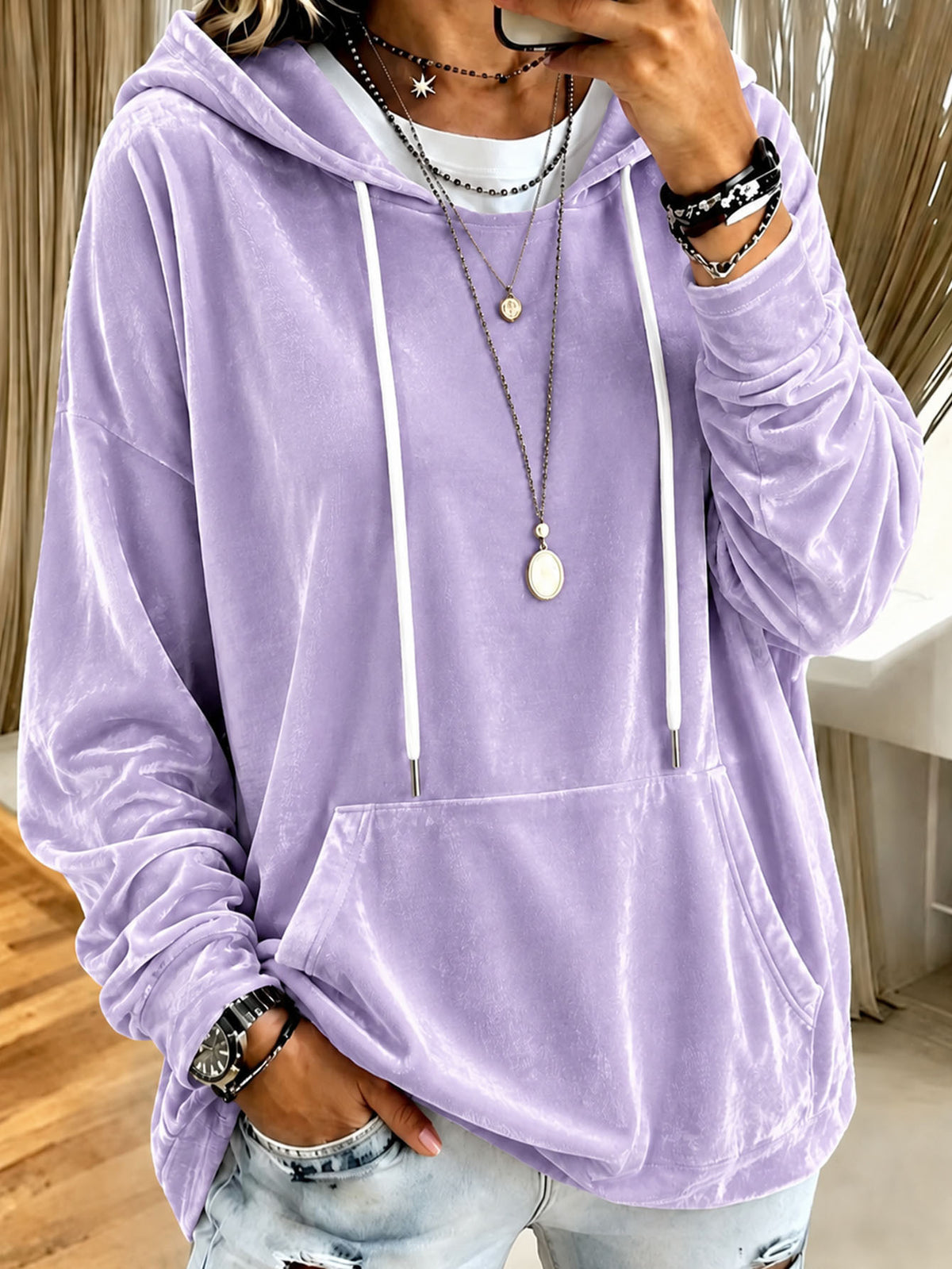 Polyester blouse