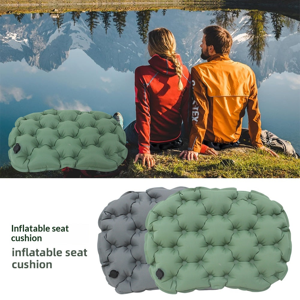 Camping de plein air Coussin de siège gonflable résistant à l'humidité