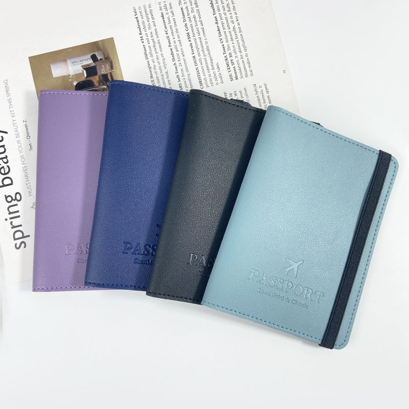 Couverture de passeport multicartes