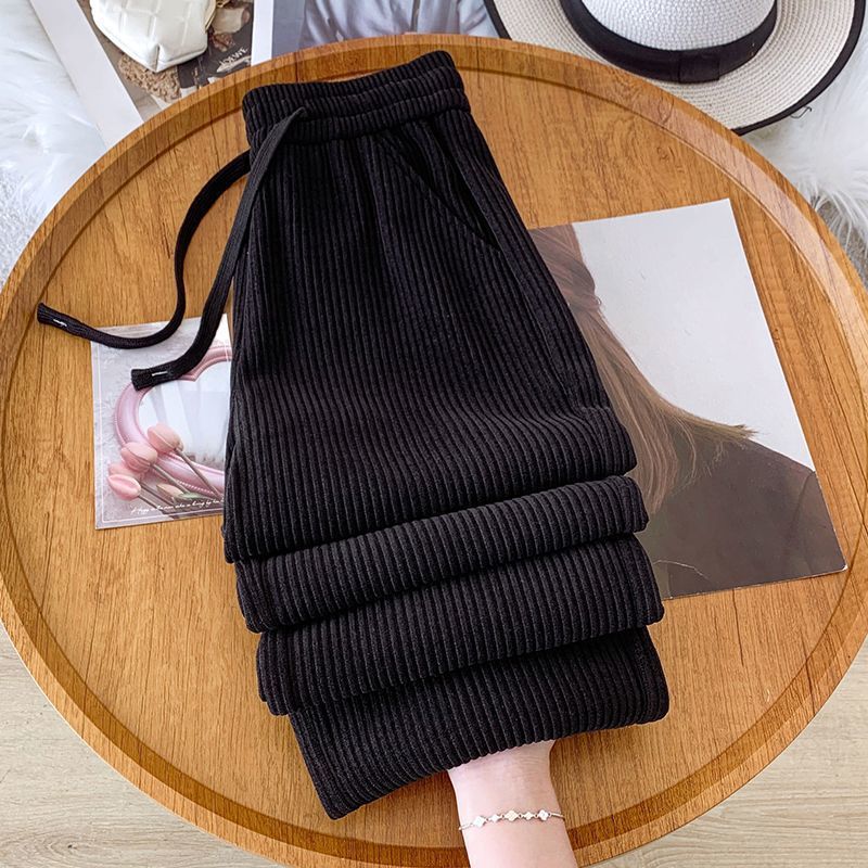 High-waisted straight-leg versatile trousers