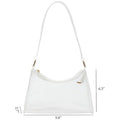 Sac en jelly transparent Sac en PVC en forme de croissant