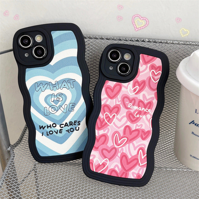 Beau Love Mobile Phone Wave Soft étui de protection