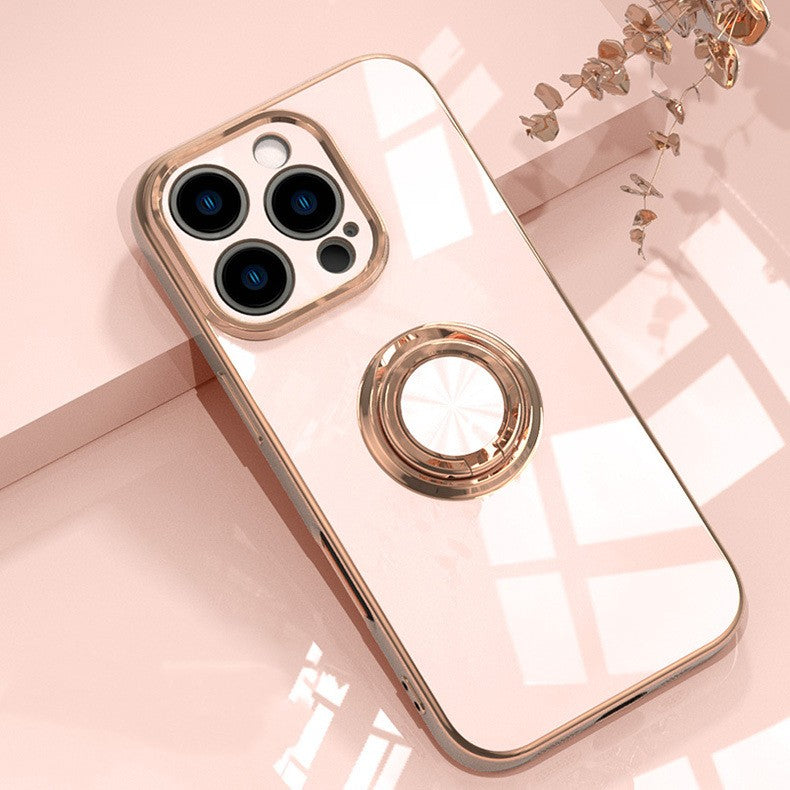 Coffret de téléphone portable monté sur une voiture, avec bague électronique