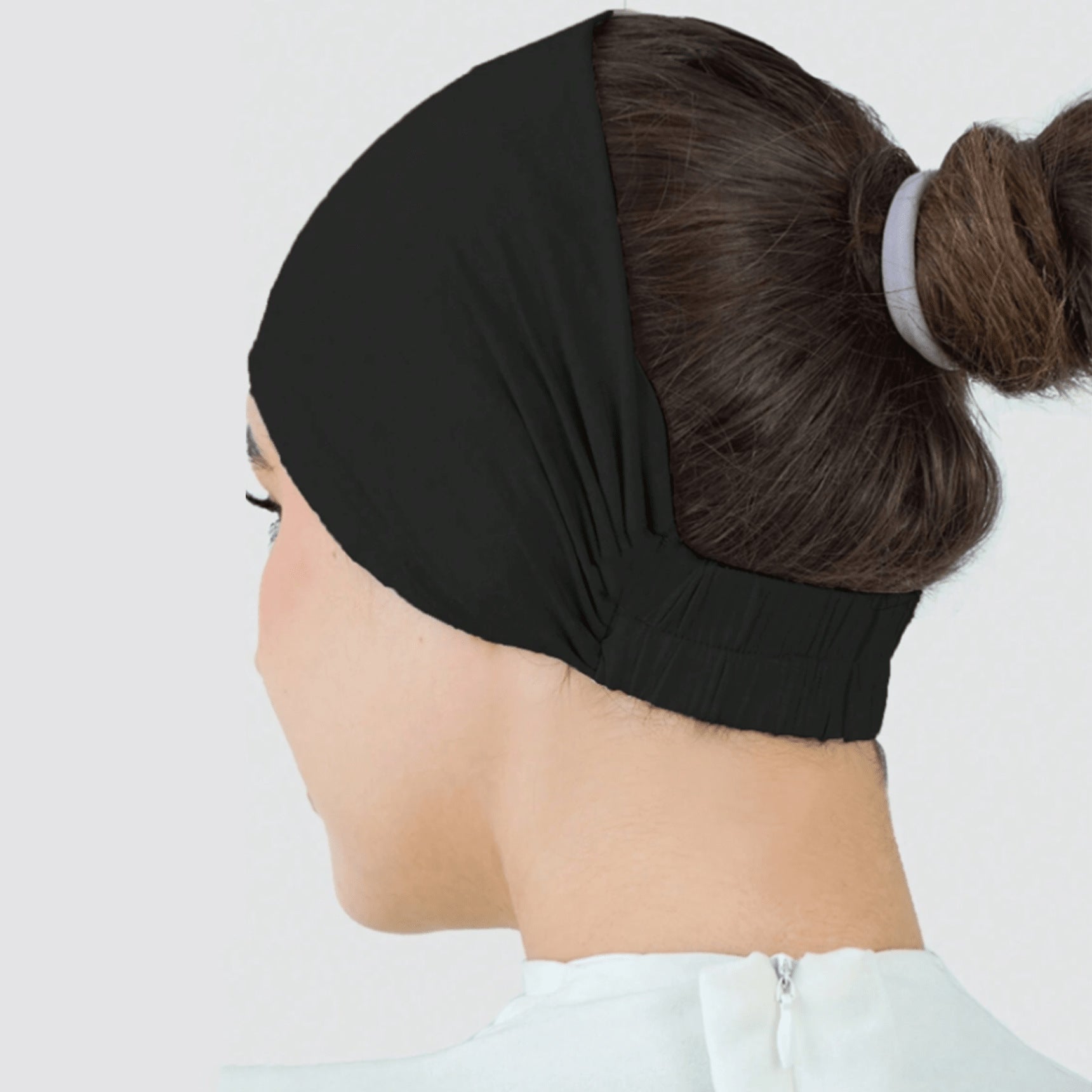 Ceinture en couleur solide avec protection de la tête avant et bande pour les femmes