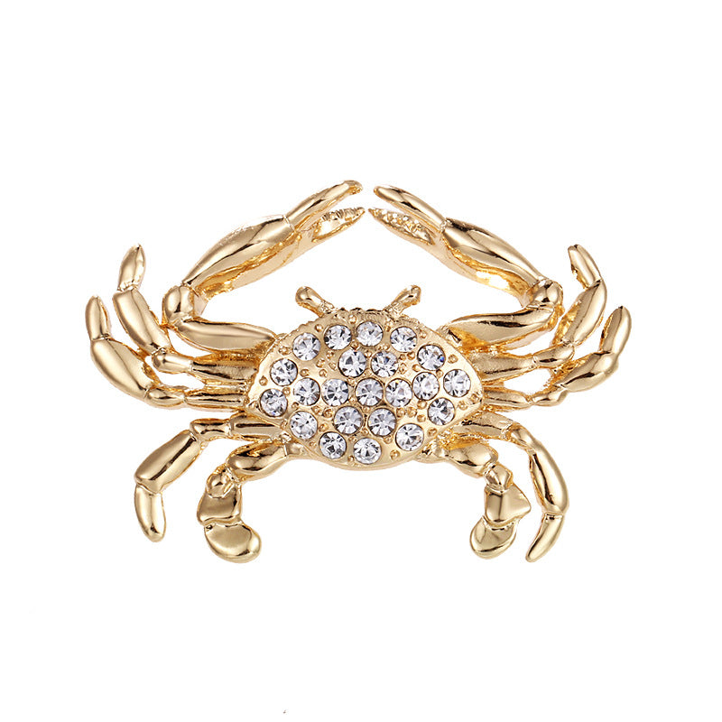 Accessoire à broche de homard en émanel pour femmes