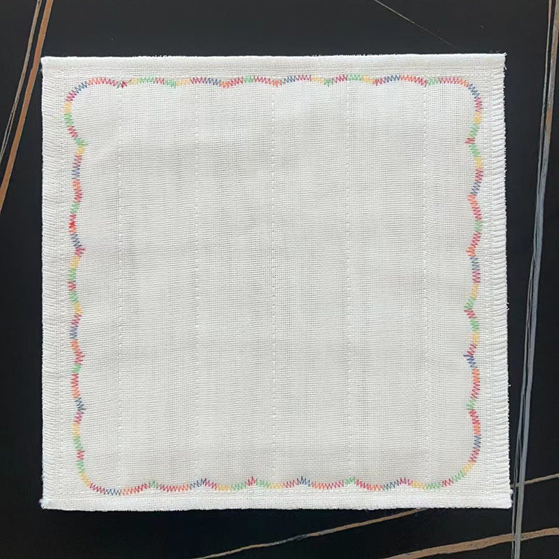 12 couches de chiffon arc-en-ciel-8-couche-25 * 25cm-1 bande