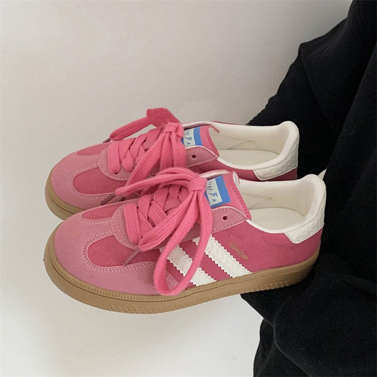 Retro Casual Blanc Sneakers Pour Femmes Versatile et Parfait pour le Sport