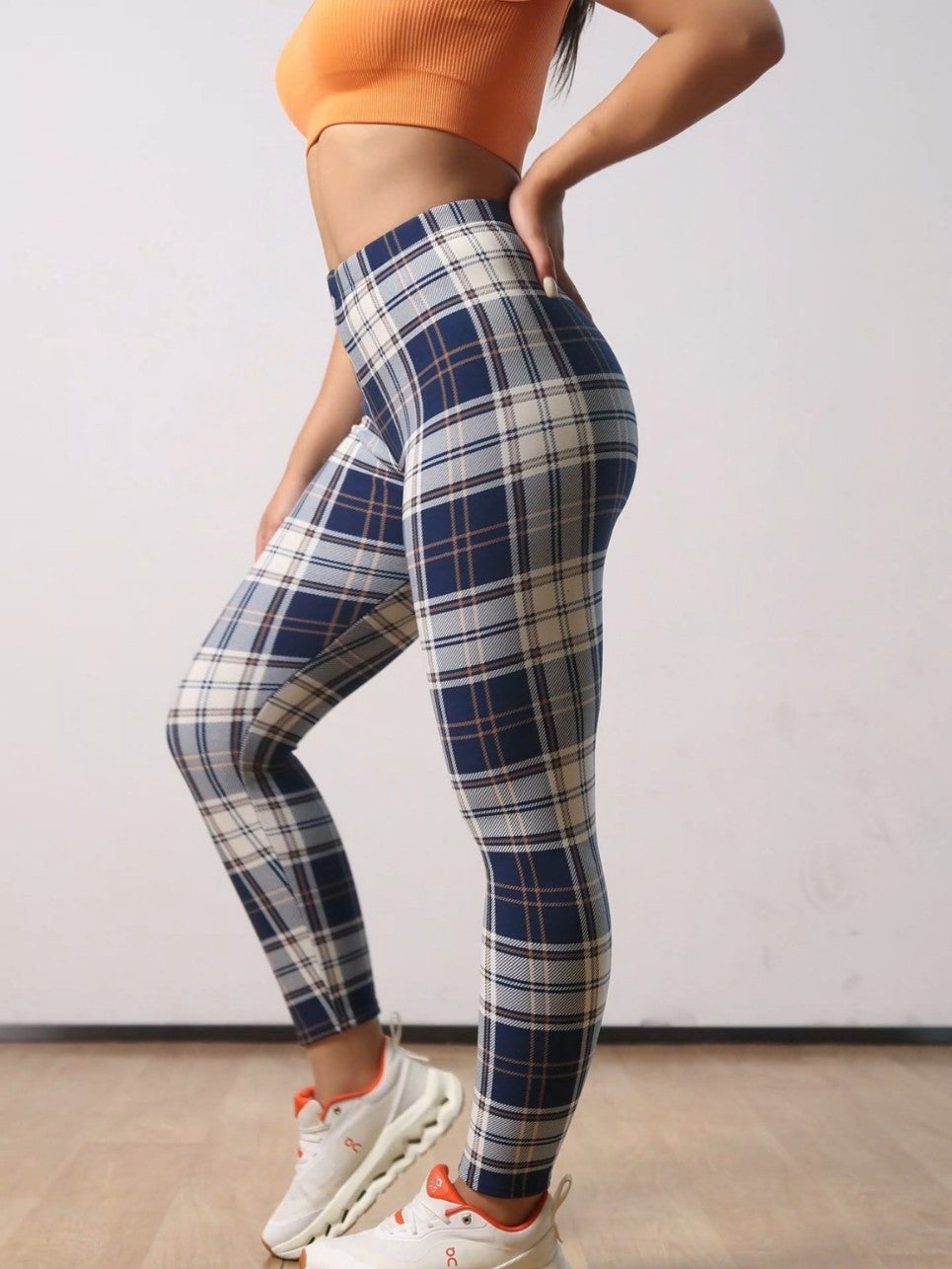 Pantalons de yoga rayés Tummy Control Butt-Lifting Leggings de style européen et américain High-Wa