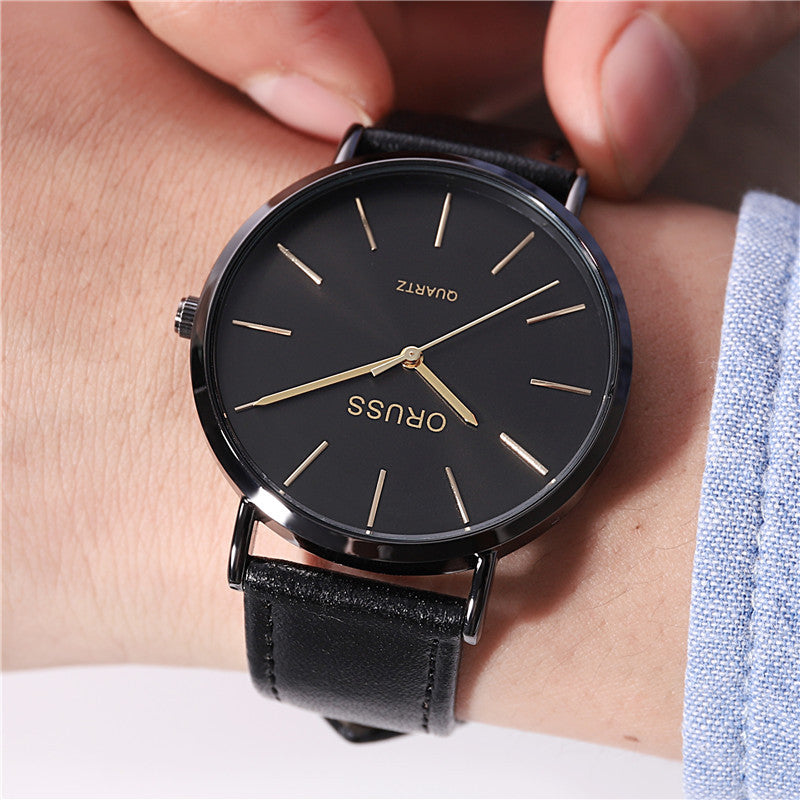 Montre de ceinture ultra-mince de luxe pour homme