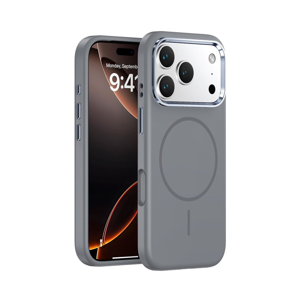Métal Grand trou magnétique peau sentir tout-inclus Case téléphone