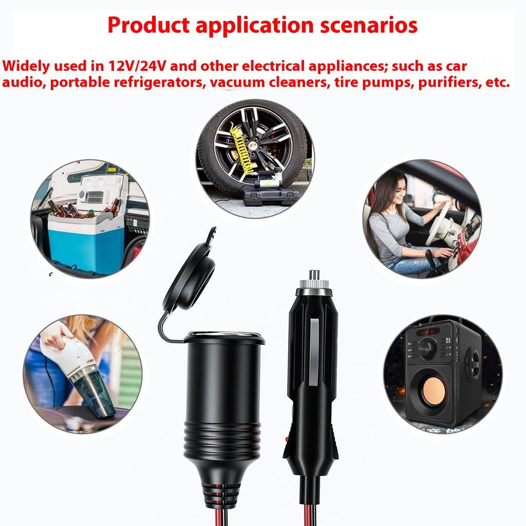 Câble d'extension d'alimentation USB 4 M voiture allume-cigarette USB