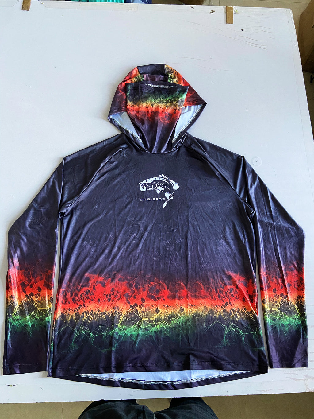 Pêche Hoodie UPF 50 anti UV Sailing Shirt Surf d'été Hommes Long Sleeve Hunting Jersey