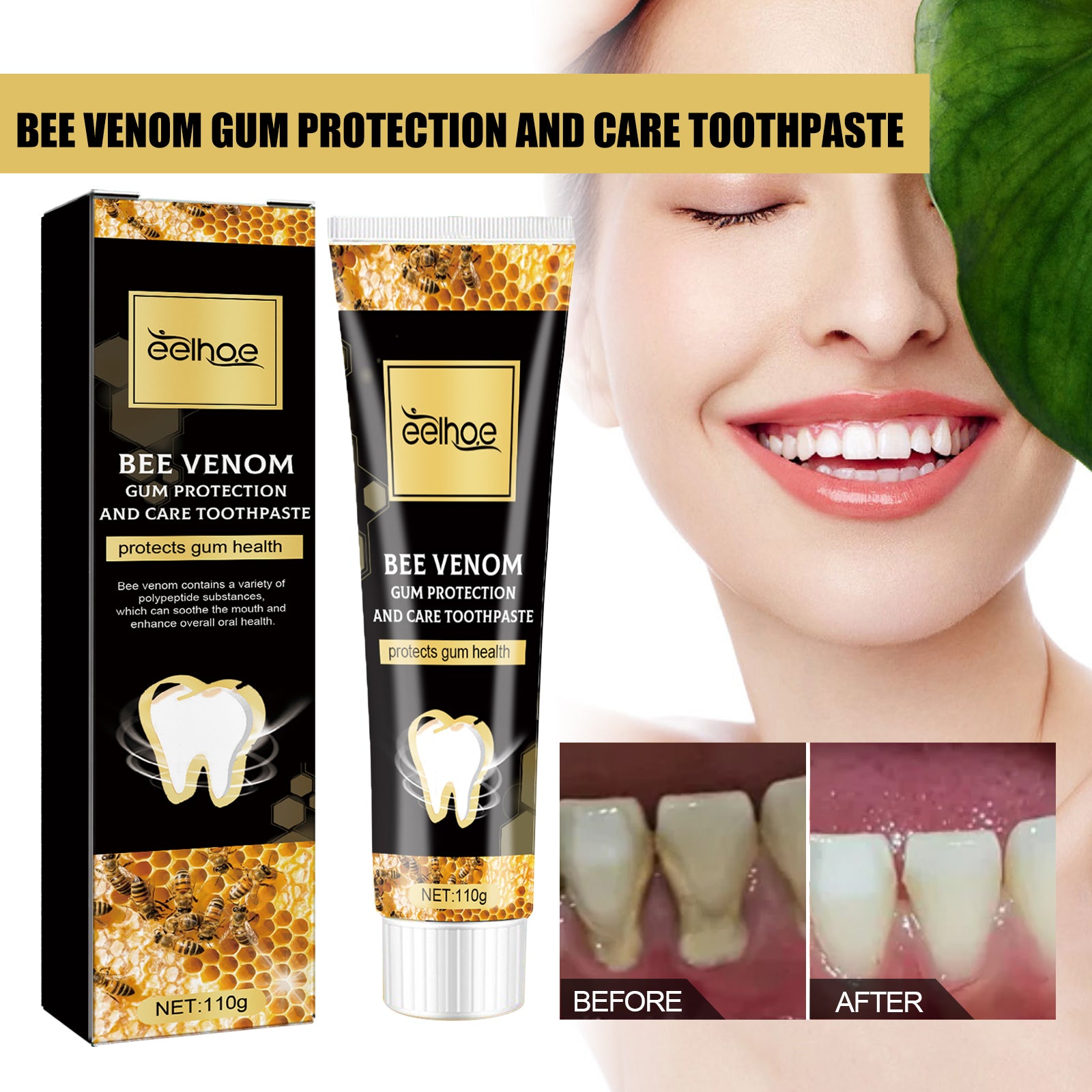 Bee V Enom Gum Protection Dentifrice 110g 1box