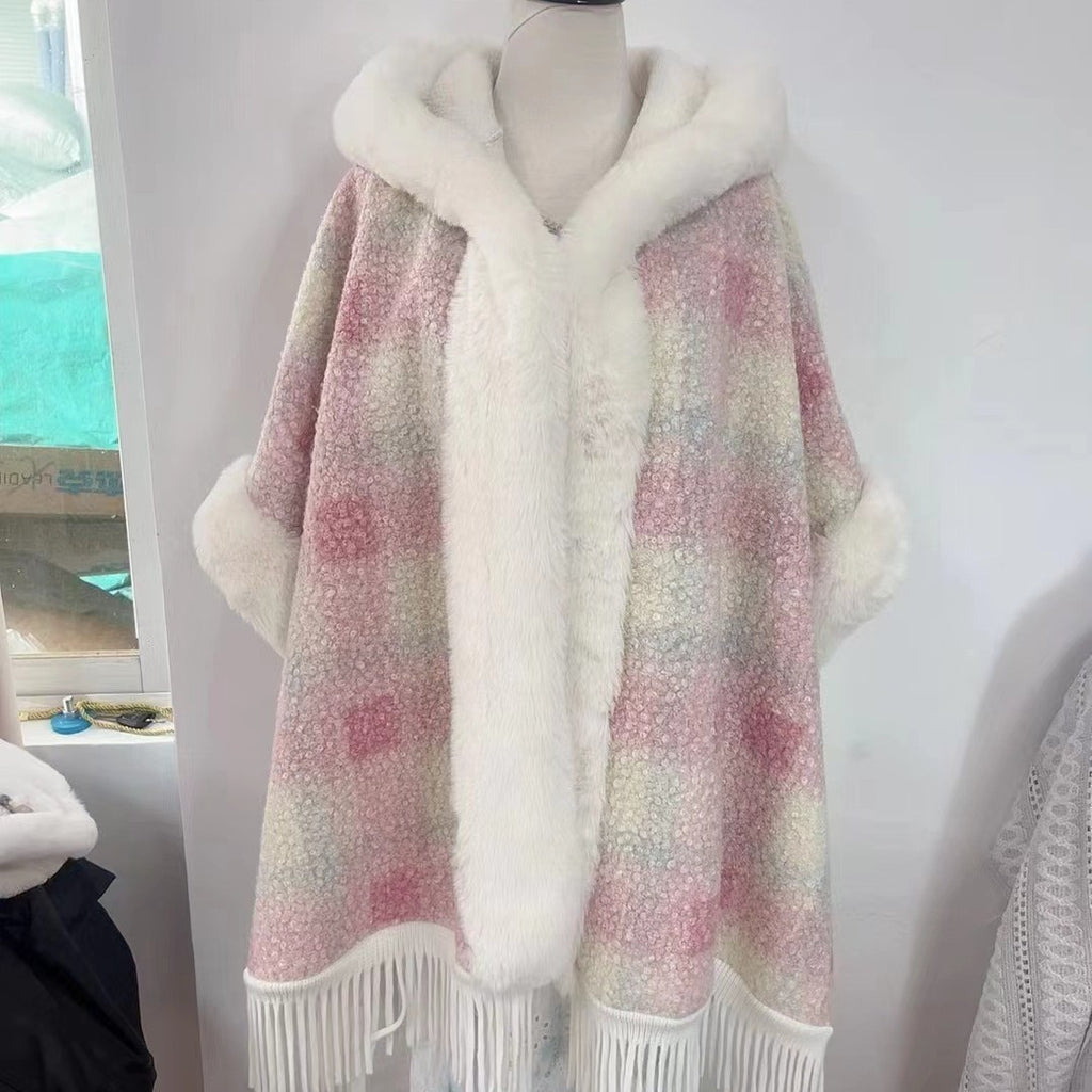 Cloque à capuche d'hiver Châle doublée de polaire et extra-épais dernier style